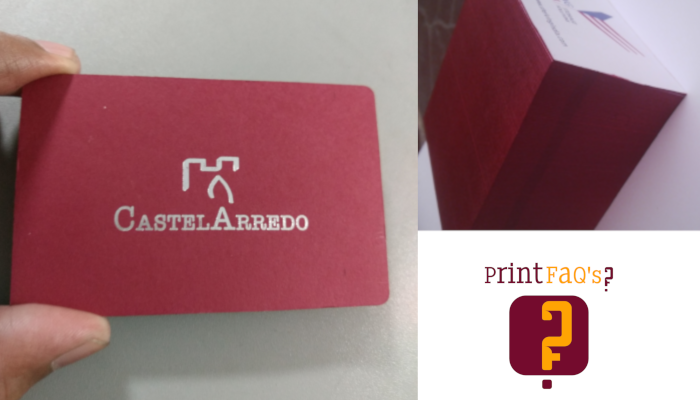 print faqs premium creative visiting cards